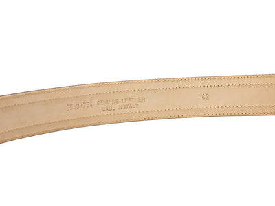 Michael Toschi Carbon Fiber Belt - Black Leather